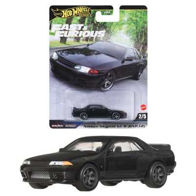 HOT WHEELS PREMIUM FAST & FURIOUS NISSAN SKYLINE GT-R BNR32
