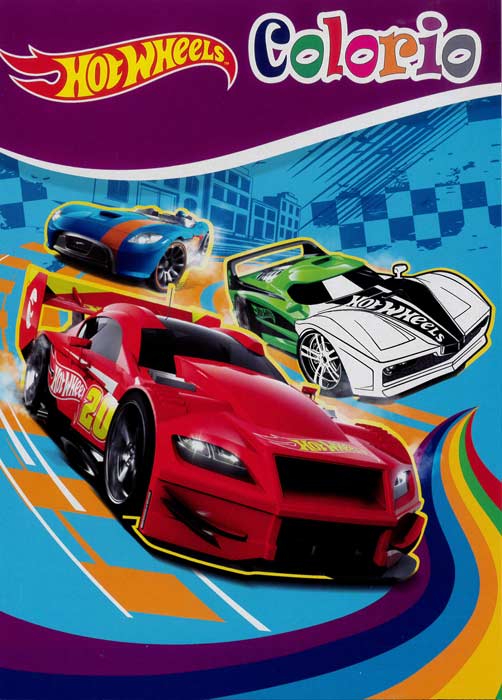 Hotwheels Coloring Book