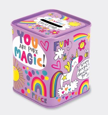 You Are Pure Magic Unicorns tin Money Box