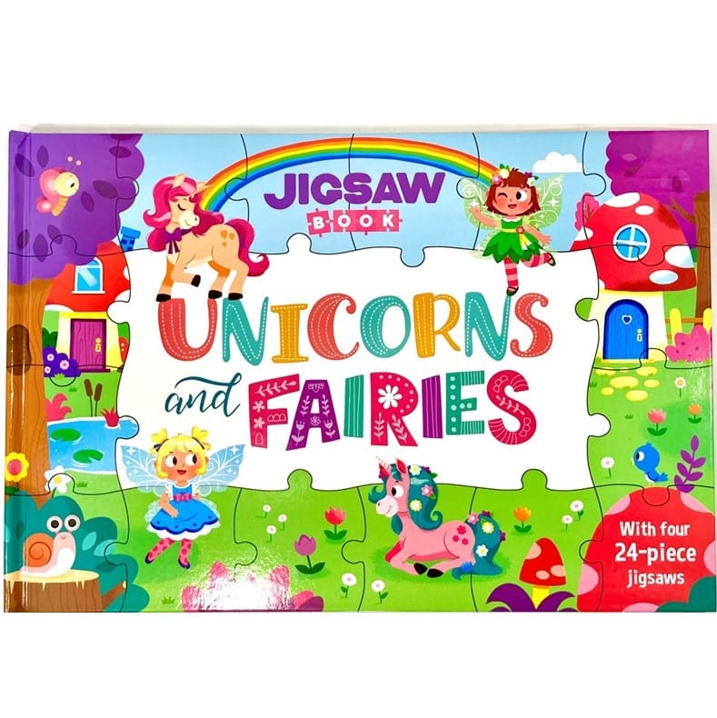 Jigsaw Book Unicorn And Faries