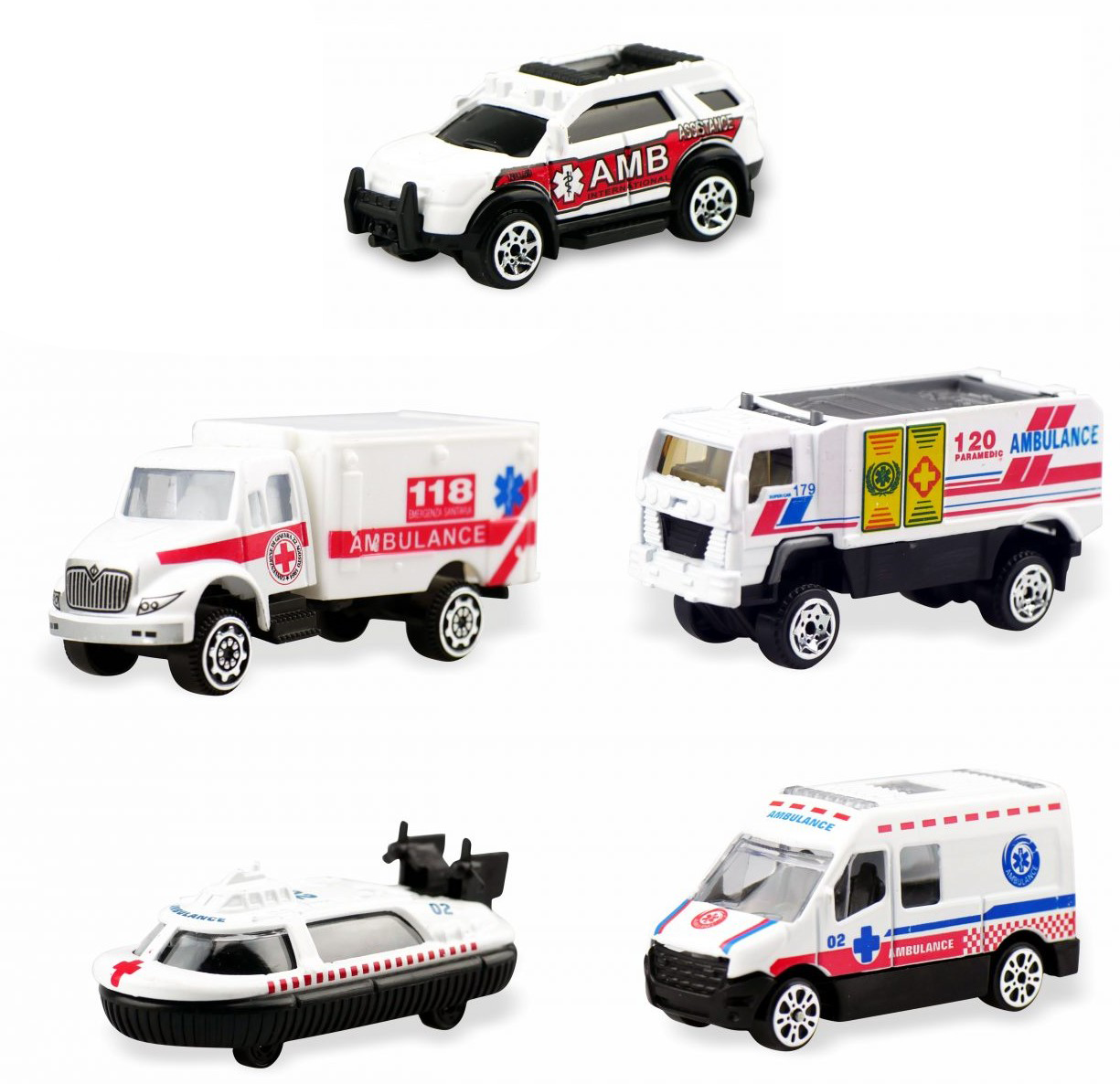 Metal Die-Cast 1:64 Emergency Vehicle