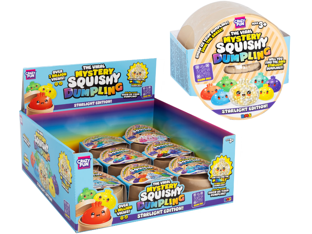 Original Viral Mystery Squishy Dumpling Shimmering Starlight Edition