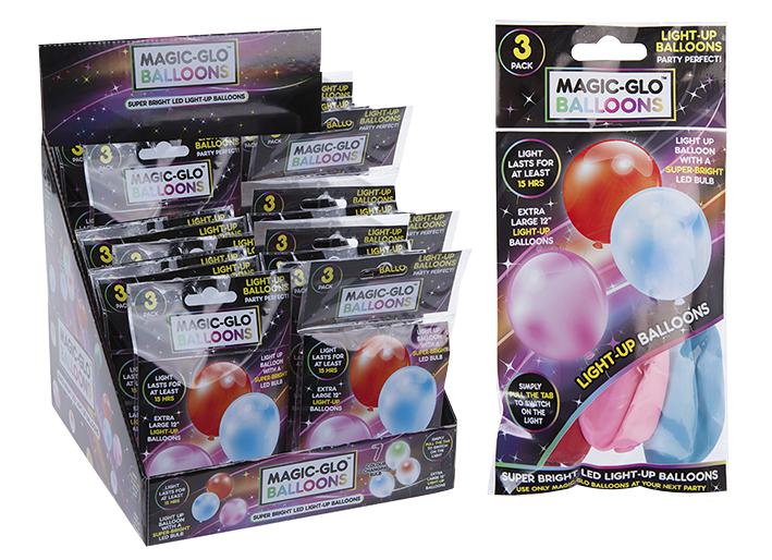 Led Light Up Balloons X3Pc In A 1 Pack