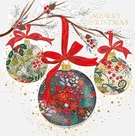 Handmade Christmas Card Box of 5 Luxury