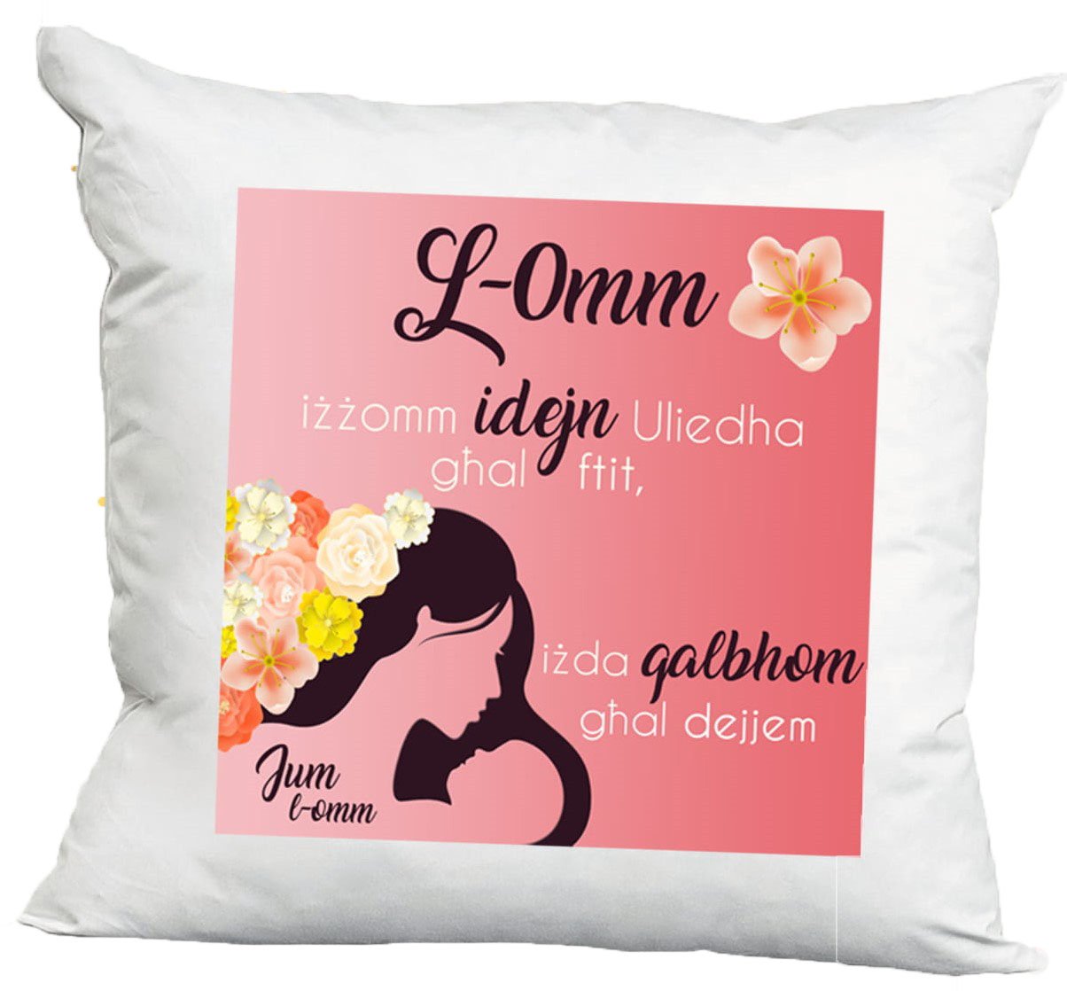 Cushion - L-Omm Izzom Idejn Uliedha Ghal Ftit, Izda Qalbhom Ghal Dejjem