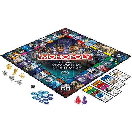 Monopoly Marvel Studios' Black Panther Wakanda Forever Edition Board Game