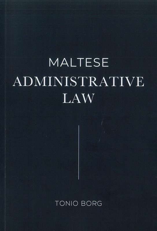 Maltese Administrative Law (Hardback)