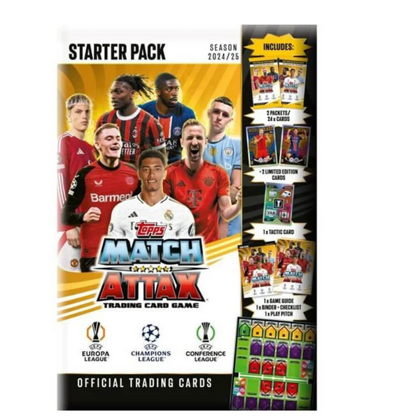 Match Attax Trading Card Game Starter Pack 2024\2025