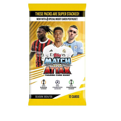 Match Attax Uefa Champions League 2024/2025 Edition Trading Cards Booster Pack