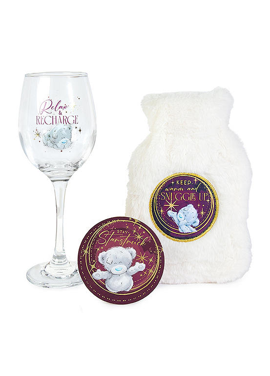 Hot Water Bottle coaster & Wine Glass