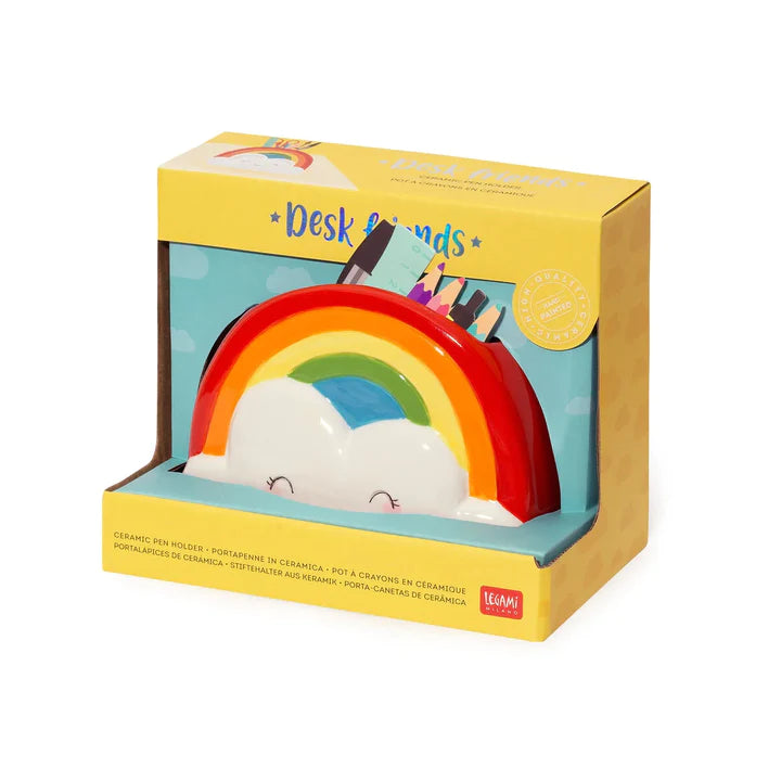 Ceramic Pen Holder Rainbow