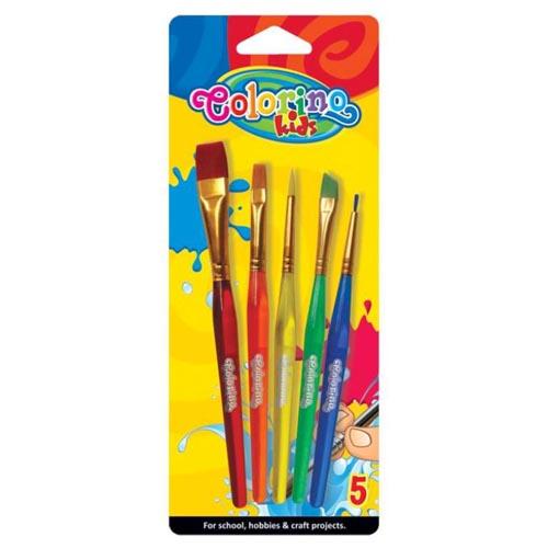 Paint Brushes Acrylic Set X 5