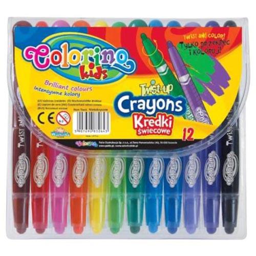 Twister Crayons X 12 Colours