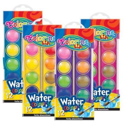 Water Colours - 1 X 12 colours