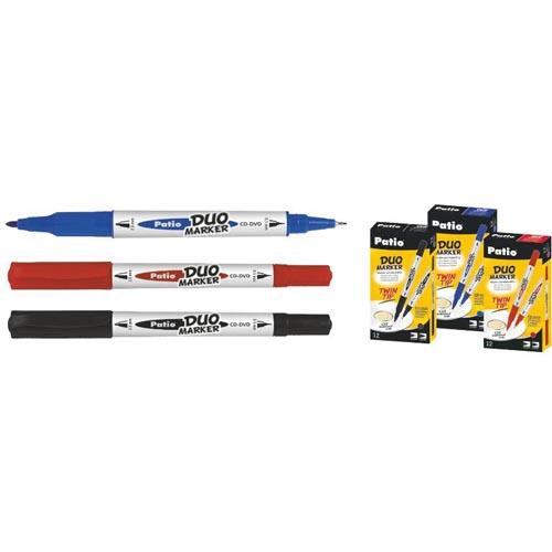 Permanent Marker Twin Tip Black