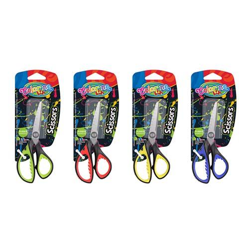 Scissors W/Rubber Handle 13.8Cm