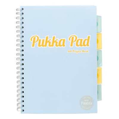 Pukka Pad Pastel Project Book A4 Lined Spiral Notebook