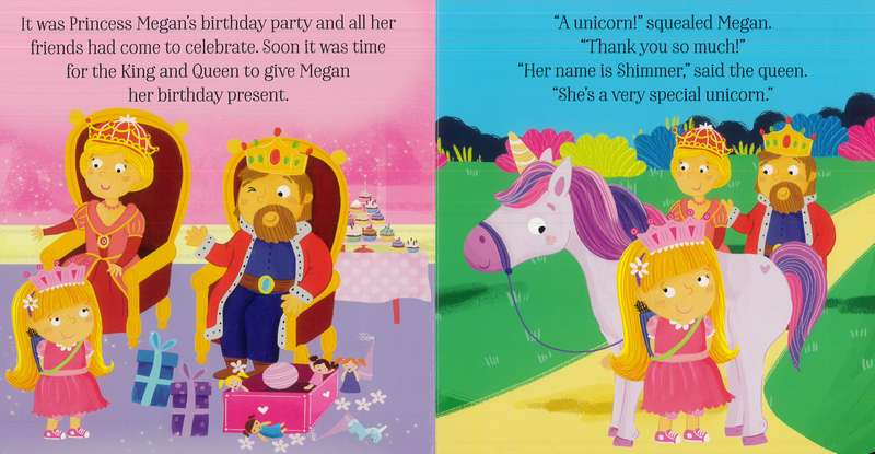 Princess Megan and her unicorn