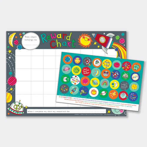 reward chart to track your goals and good behaviour - A4