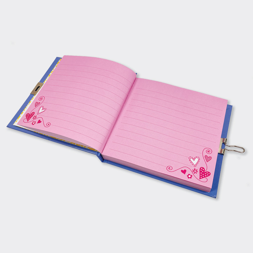 Bee Happy Secret Diary with Lock and Key