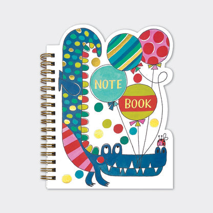 Rachel Ellen - Crocodile Shaped Wire-Bound Notebook