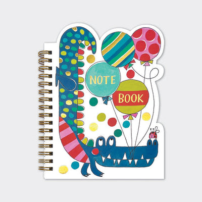 Rachel Ellen - Crocodile Shaped Wire-Bound Notebook