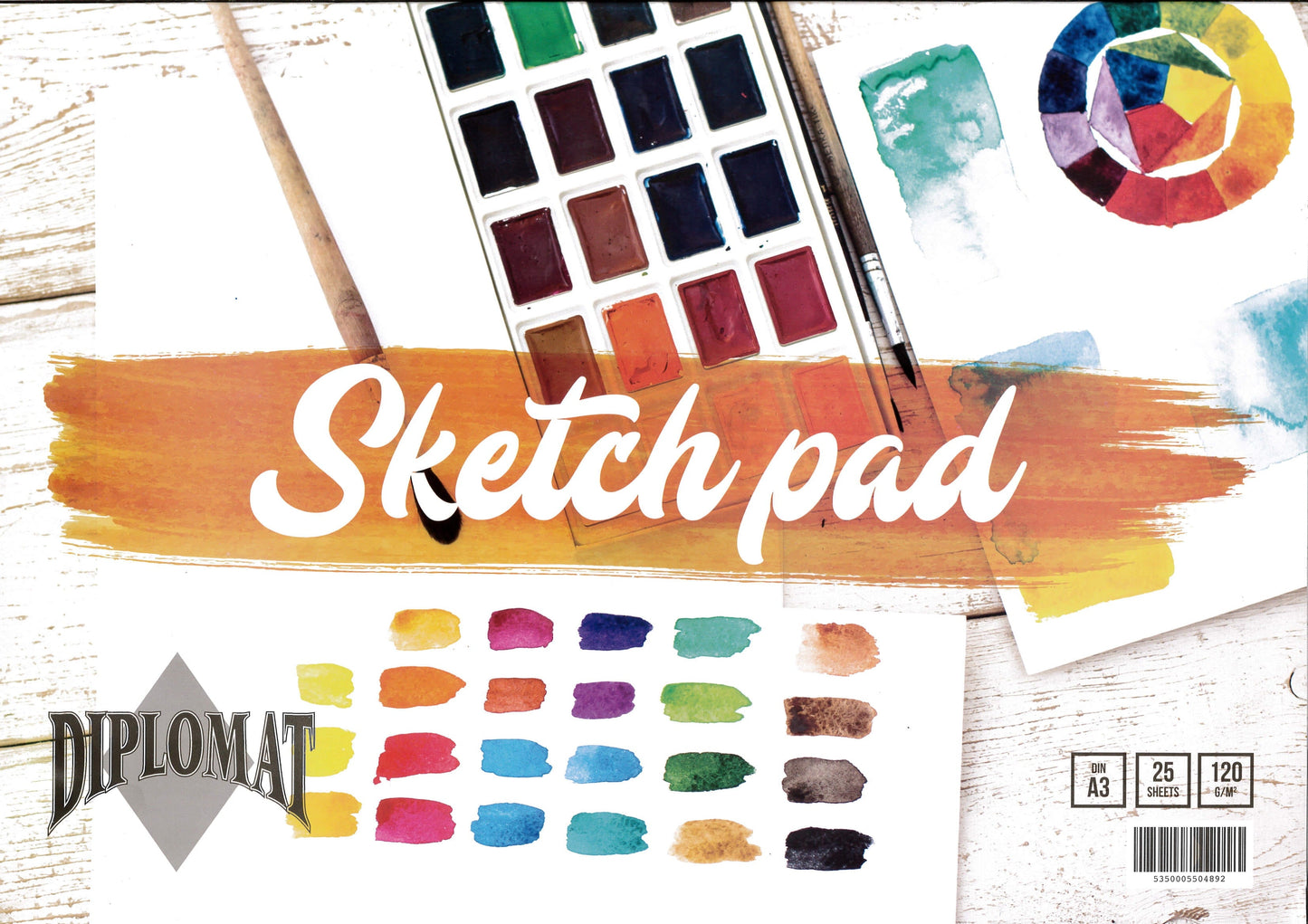 Spiral Sketch Pad A4 25 Pages 120 Gsm