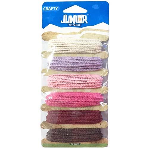 Crafty Ropes String - Mixed Clr 4M 6Pcs