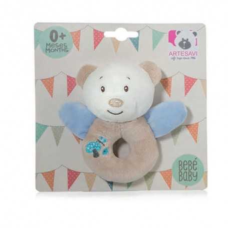 Rattle Bear 12Cm Blue
