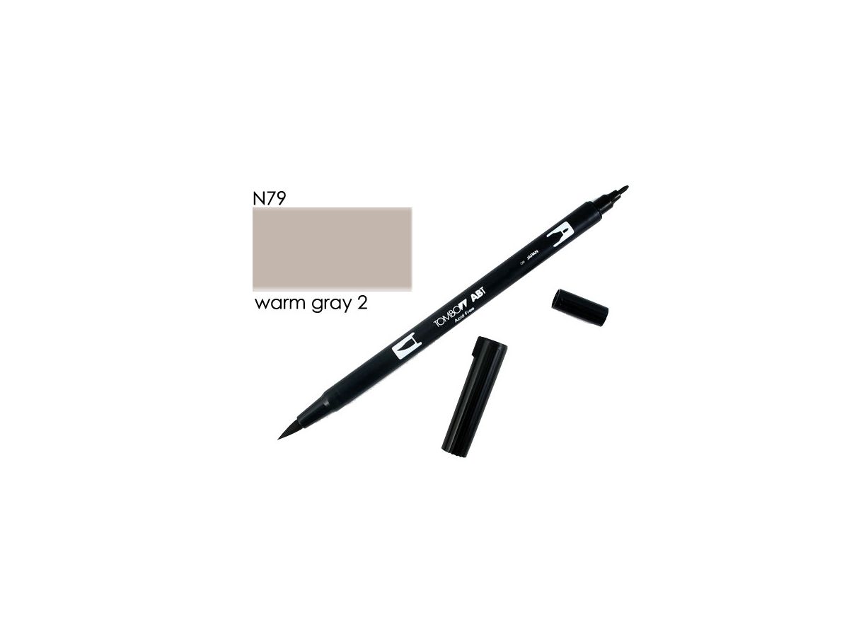 Tombow Dual Brush Pen Warm Grey 2 - N79