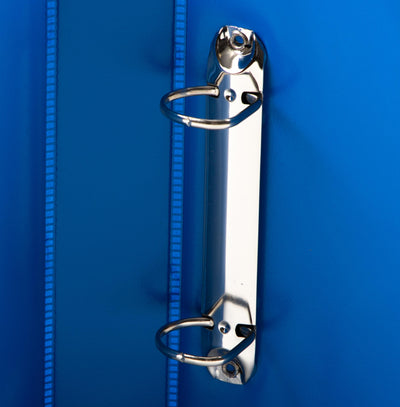 Hard 2 ring file 30mm Blue