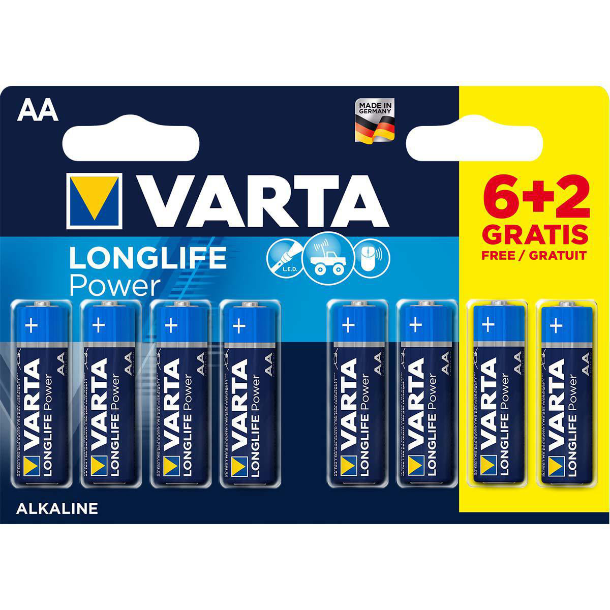 Varta Aa 6+2 Free