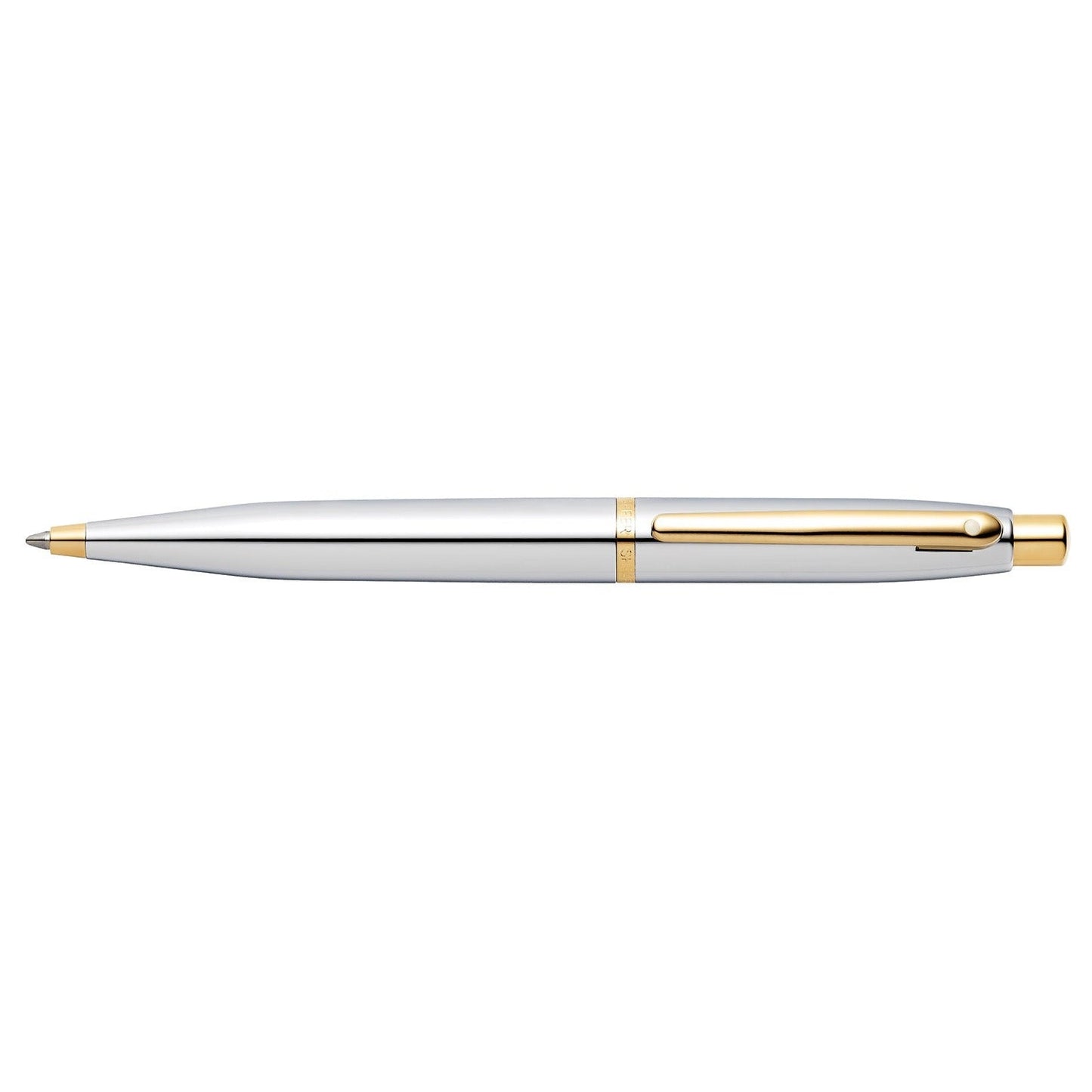 Sheaffer Vfm Chrome With Gold Trim Ball Point