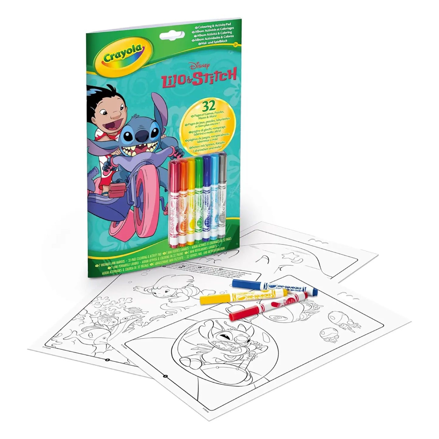 Colouring book Lilo and stitch - 32pgs colouring and activity