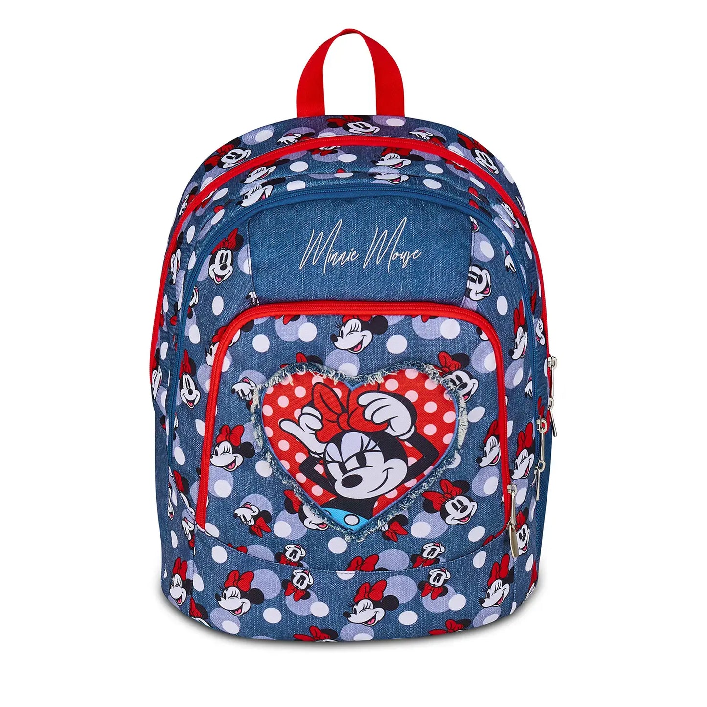 Minnie Mouse Backpack 2 zip fit A4