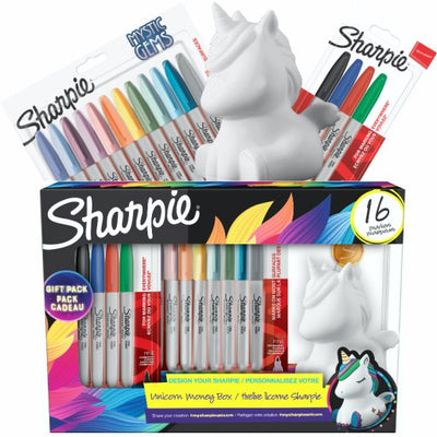 Sharpie Permanent Marker Pens - Unicorn to Design at your choice