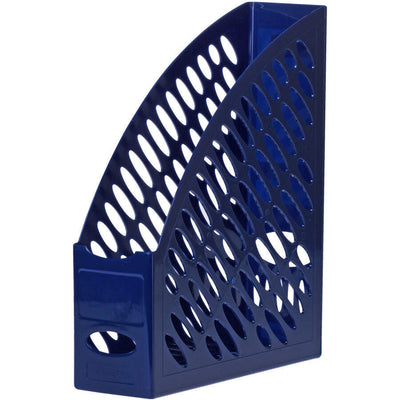 Magazine Holder Plastic-Blue