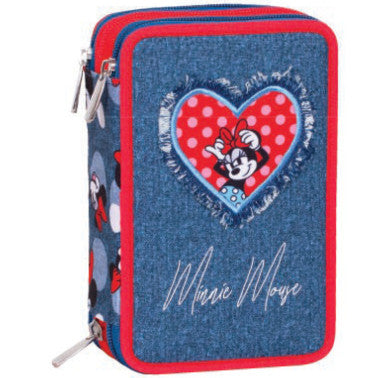Minnie Mouse 3 zip filled pocket