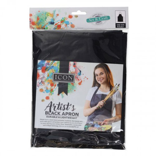 Artist's Black Apron - one size fits All