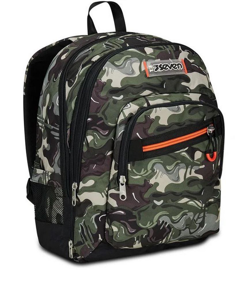 Seven – Lightventure 2 Zip School Bag Fit A4 - 2 Bags In 1