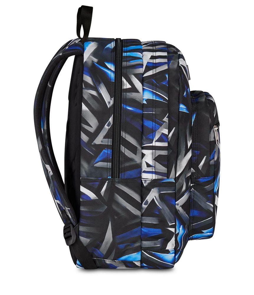 Zaino Scuola Seven Freethink Boy Reflex Blue - 2 large compartments fit A4