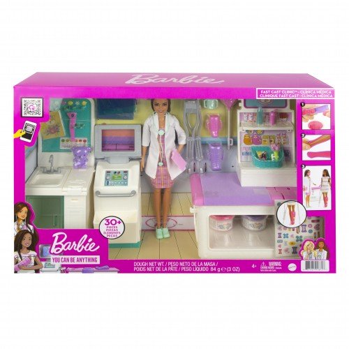 Barbie Fast Cast Clinic Doll Playset