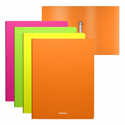 Soft File 24 Mm 2 Rings A4 Neon Colours