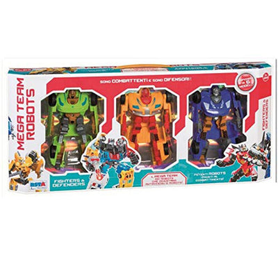Mega Team Robots X3Pcs