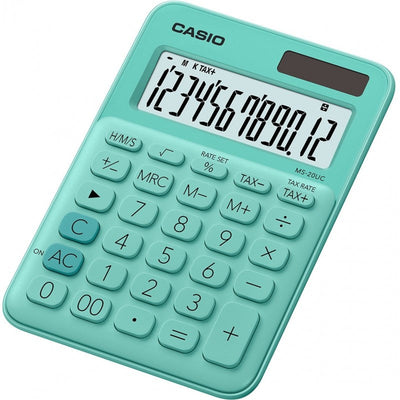 Casio 12 Digits - Green Colour