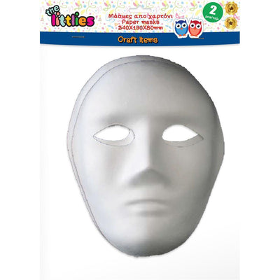 Paper Mask  pkt of 2
