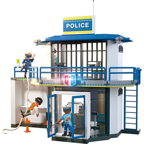 Playmobil City Action Police Station With Investigation Room - 71874