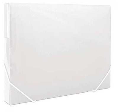 Plastic Elastic Box File 30mm Spine – Transperant