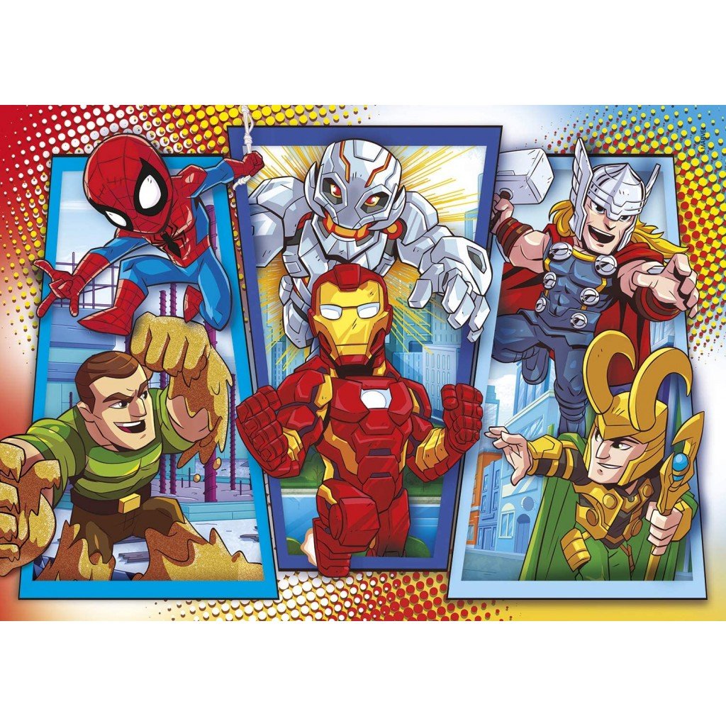 Puzzle - Marvel Superhero 2X20Pcs & 2X60Pcs