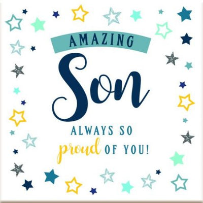 Ceramic Coaster - Amazing son always so proud of you!